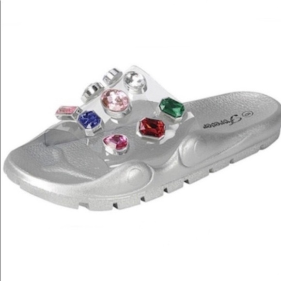 Blinq Plush Slides - Picture 2 of 2